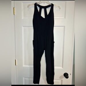 Athleta Transcend Bodysuit Medium with Pockets EUC
